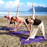 Yoga am Strand
