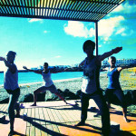 Yoga am Strand