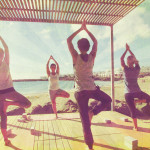 Yoga am Strand